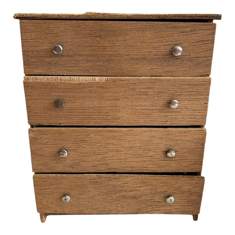 wooden pressboard miniature doll furniture Dresser & book‎ shelves